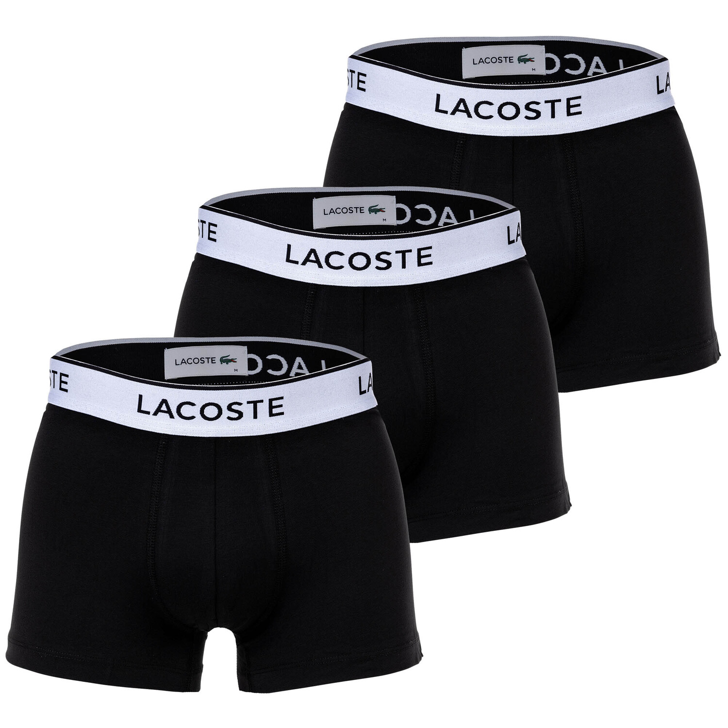 

Боксеры Lacoste Boxershort 3 шт, черный