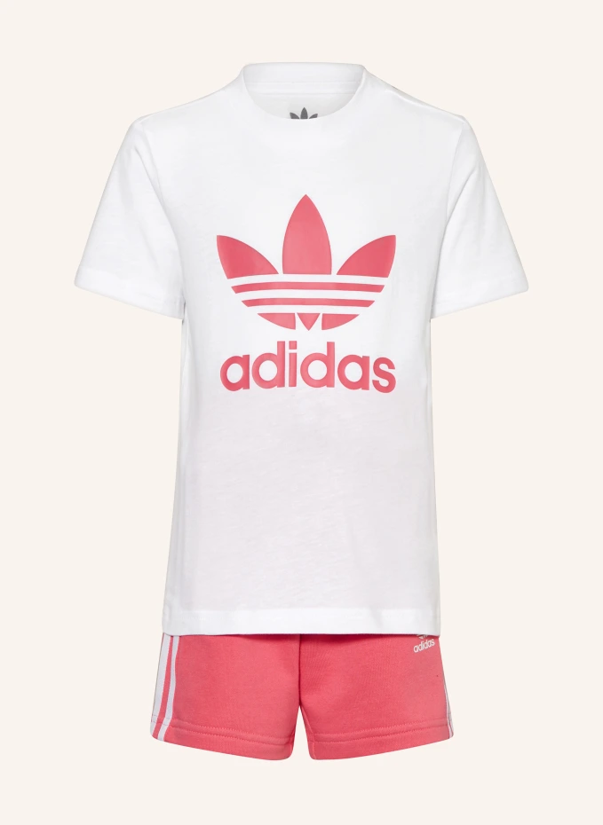 

Комплект adicolor: футболка и спортивные шорты Adidas, белый