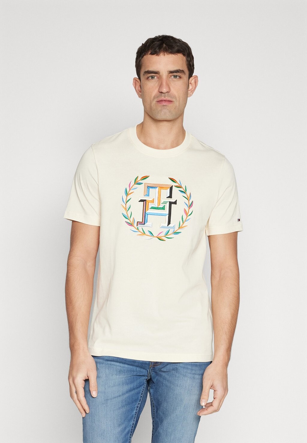 

Футболка с принтом Laurel Multicolour Tee Tommy Hilfiger, цвет calico