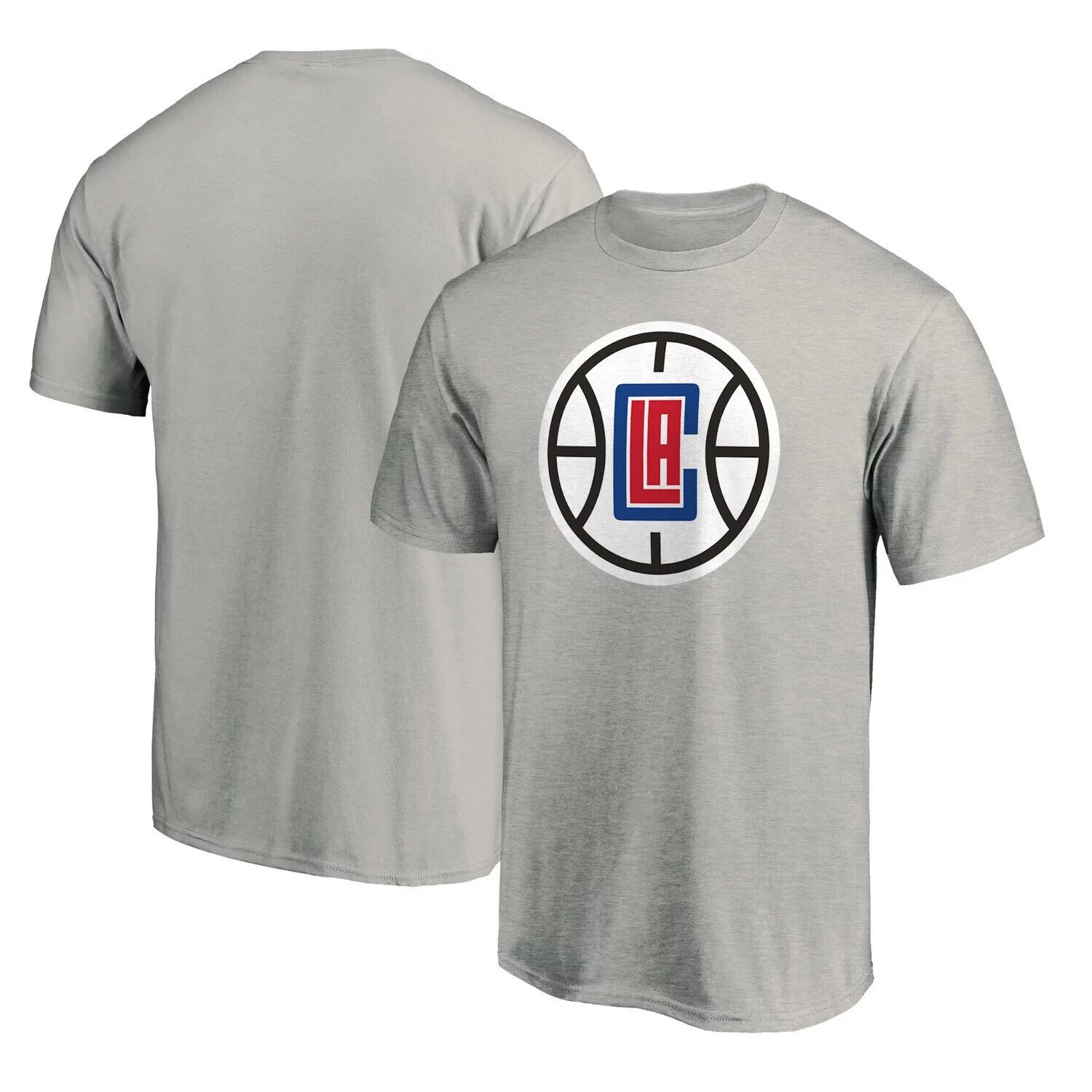 

Мужская темно-серая футболка с логотипом команды LA Clippers Primary Team с фирменным логотипом Fanatics, Серый