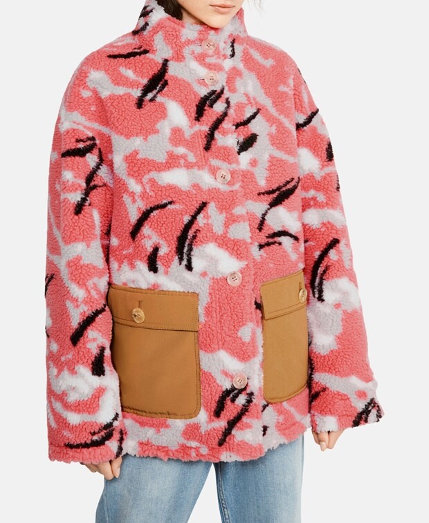 

Двусторонняя куртка Claudie Pierlot, античный розовый