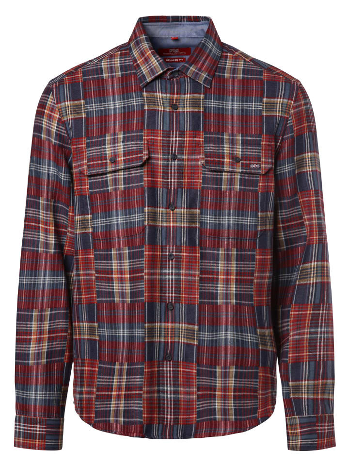 

Рубашка Finshley & Harding London FHL Lock, цвет rot blau