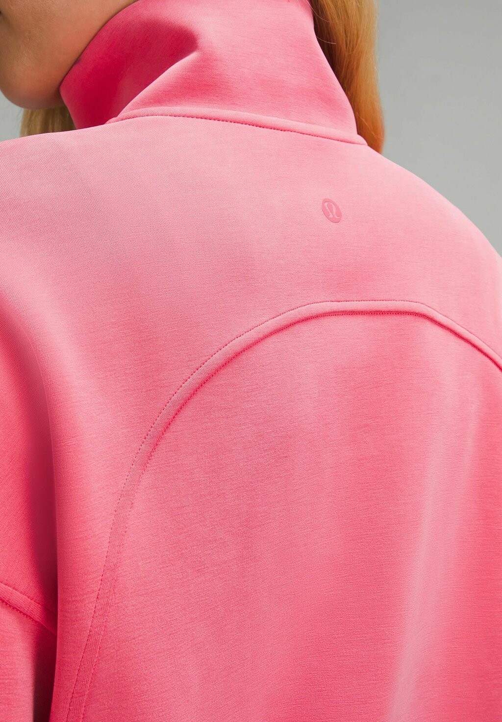

Толстовка с капюшоном BRUSHED SOFTSTREME HALF ZIP lululemon, розовый