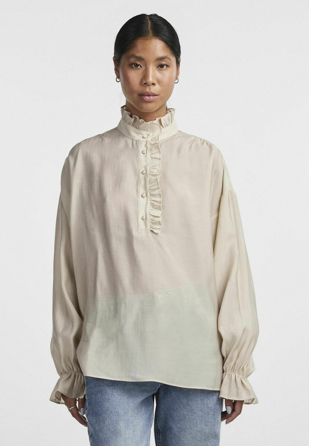 

Блузка Pieces, цвет white pepper