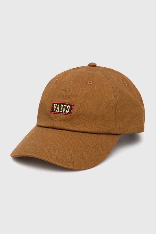 

Бейсболка из хлопка Vans, коричневый