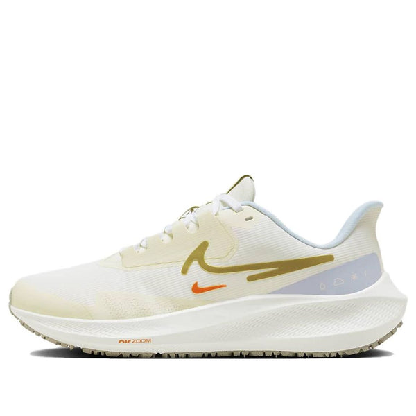 Кроссовки (WMNS) Nike Air Zoom Pegasus Shield Road Running Shoes 'Pale Ivory White Gold', цвет pale ivory / white / gold / blue