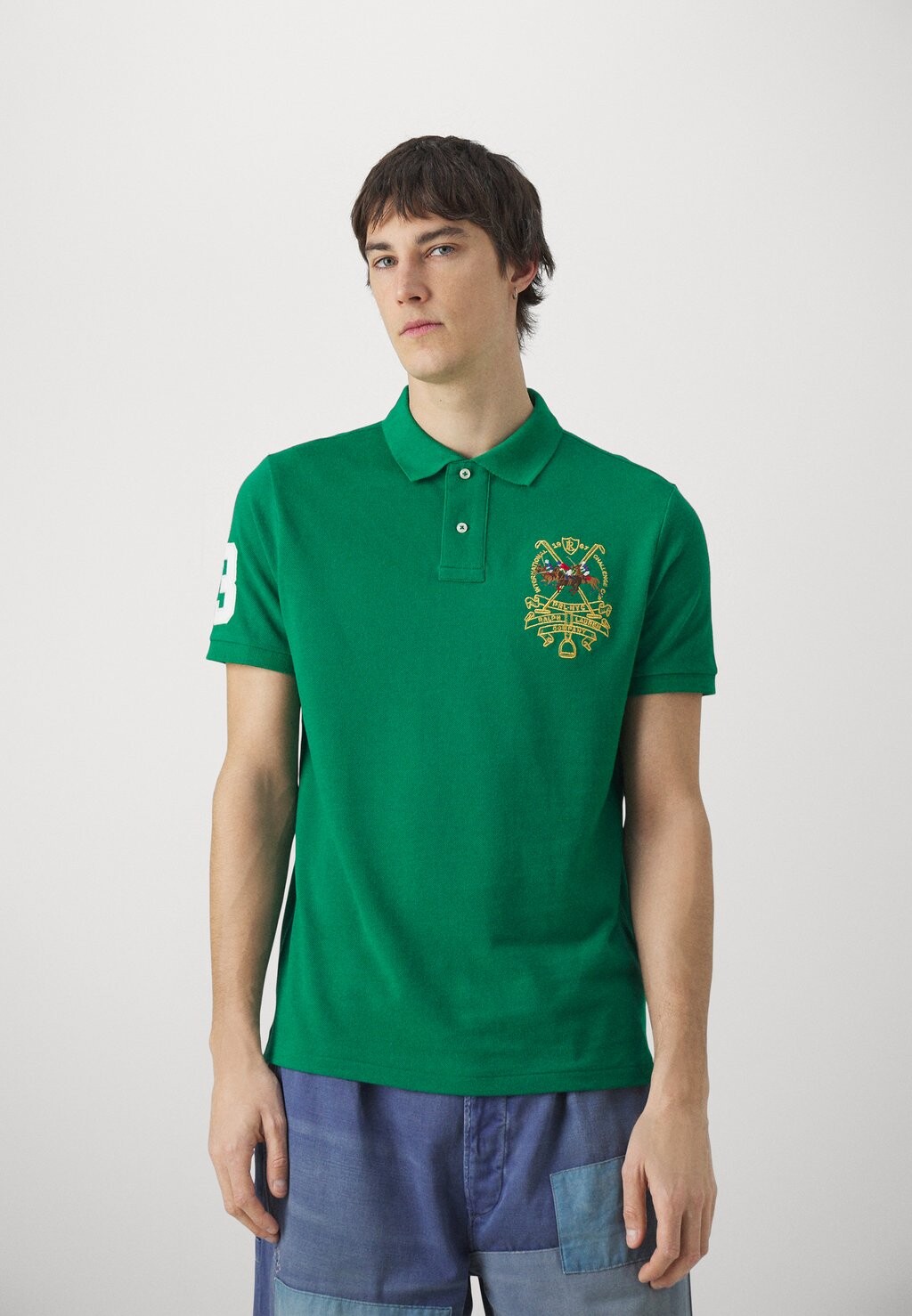 

Поло Short Sleeve Polo Ralph Lauren, цвет primary green