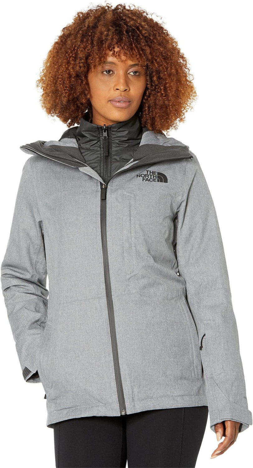 

Куртка Thermoball Eco Snow Triclimate Jacket The North Face, цвет TNF Medium Grey Heather/Asphalt Grey
