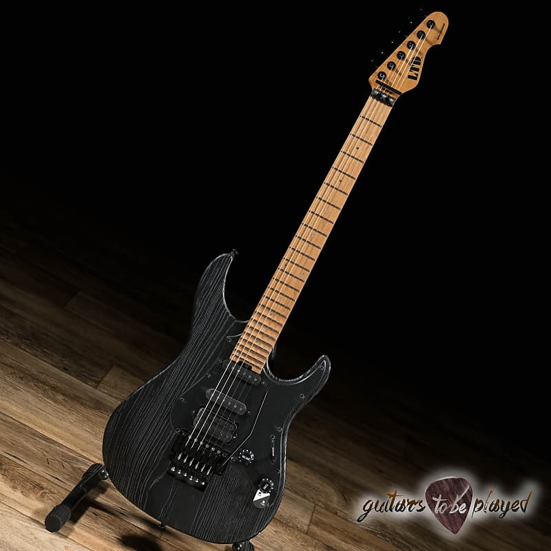 Электрогитара ESP LTD SN-1000FR Swamp Ash Floyd Rose Guitar – Black Blast