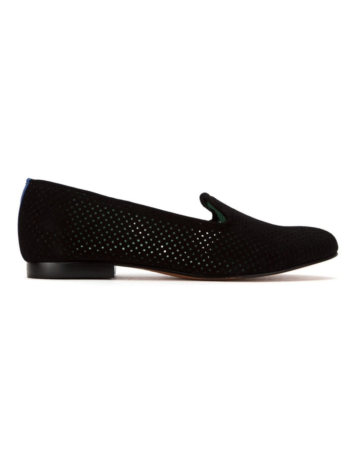 

Blue Bird Shoes перфорированные замшевые мокасины, черный