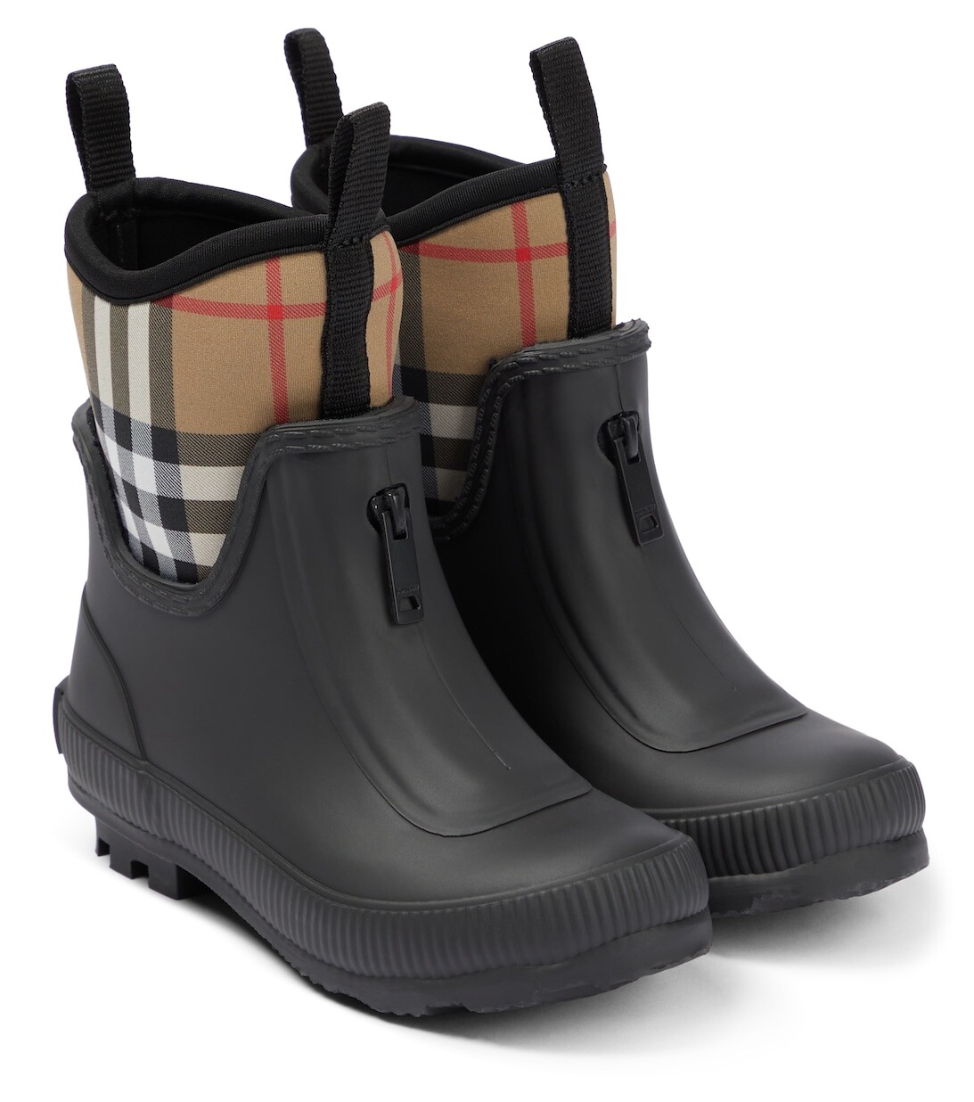 

Резиновые сапоги в винтажную клетку Burberry, синий