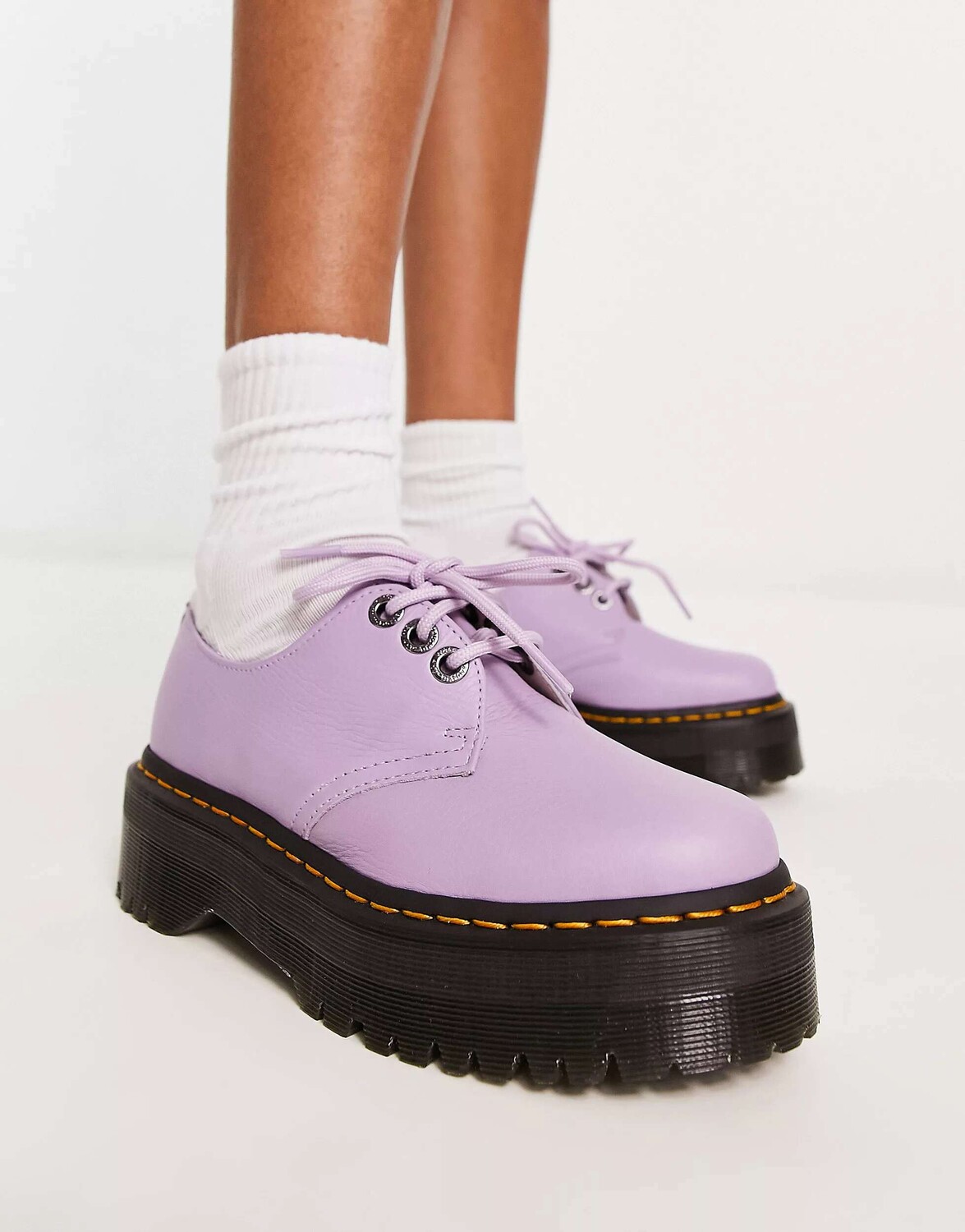 

Сиреневые туфли Dr Martens 1461 quad ii, Фиолетовый