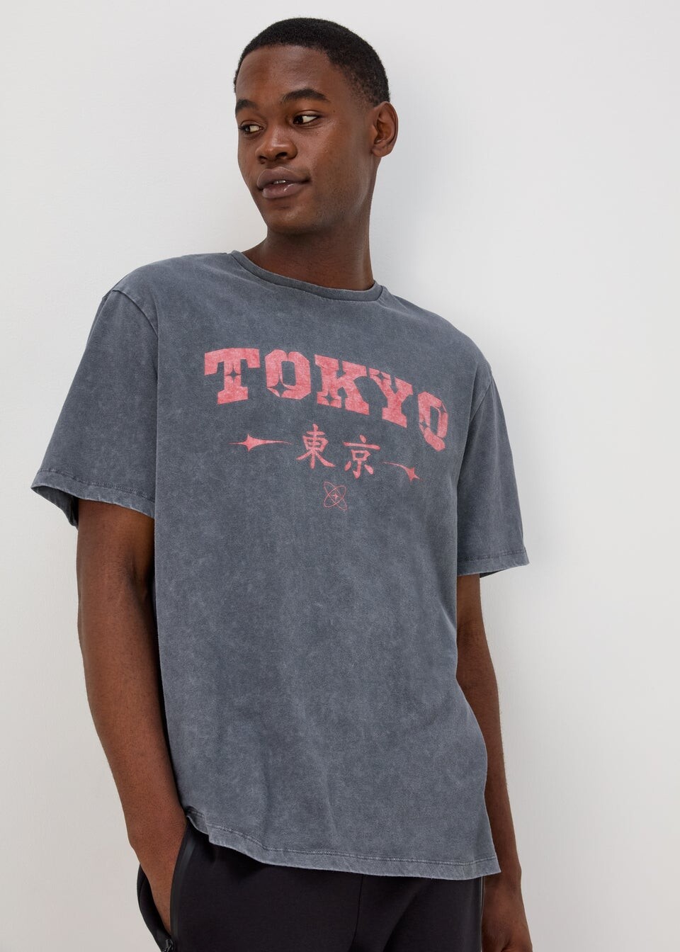 

US Athletic Серая футболка Tokyo Garment Dye, Серый