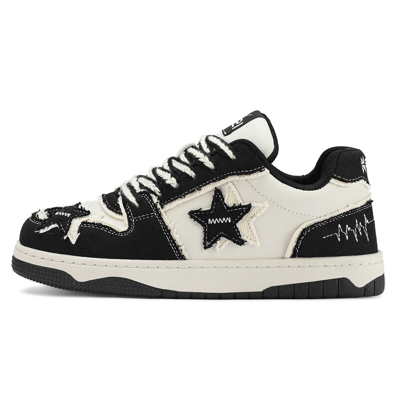 

Кроссовки DOUBLE STAR 88 Skateboarding Shoes Unisex Low-top, черный/белый