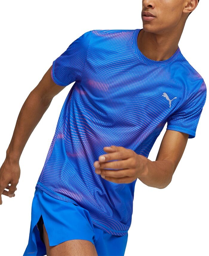 

Мужская футболка Run Favorite AOP с круглым вырезом с короткими рукавами Puma, синий