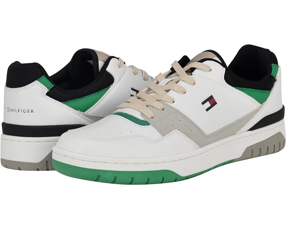 

Кроссовки Tommy Hilfiger Nashon, цвет White/Green Multi
