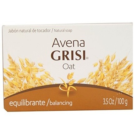 

Avena Натуральное овсяное мыло для балансировки, 3,5 унции, Grisi