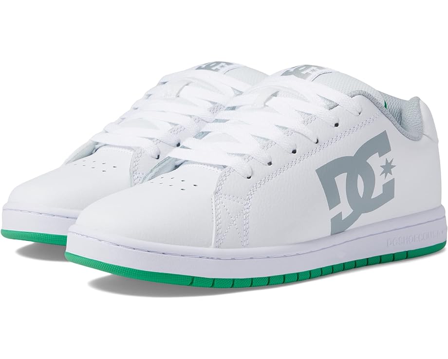 Кроссовки DC Gaveler Casual Low Top Skate Shoes Sneakers, белый/зеленый