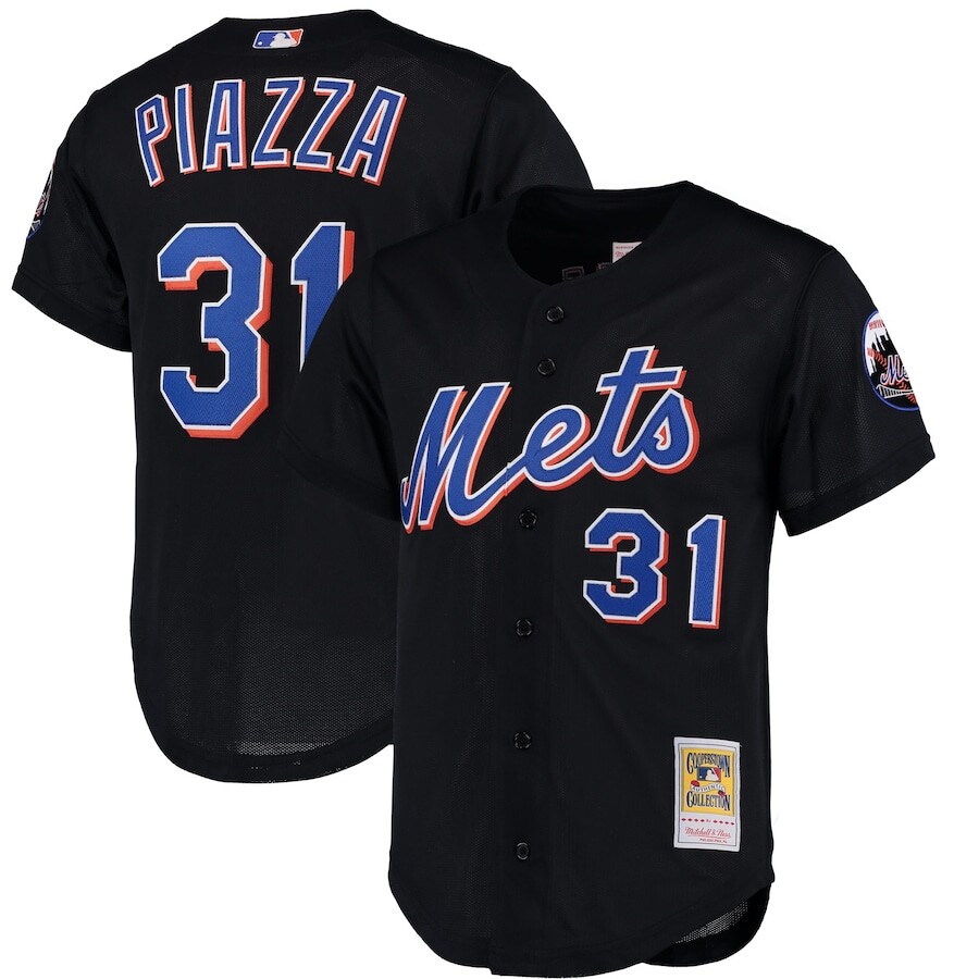 

Джерси Mitchell & Ness New York Mets, черный