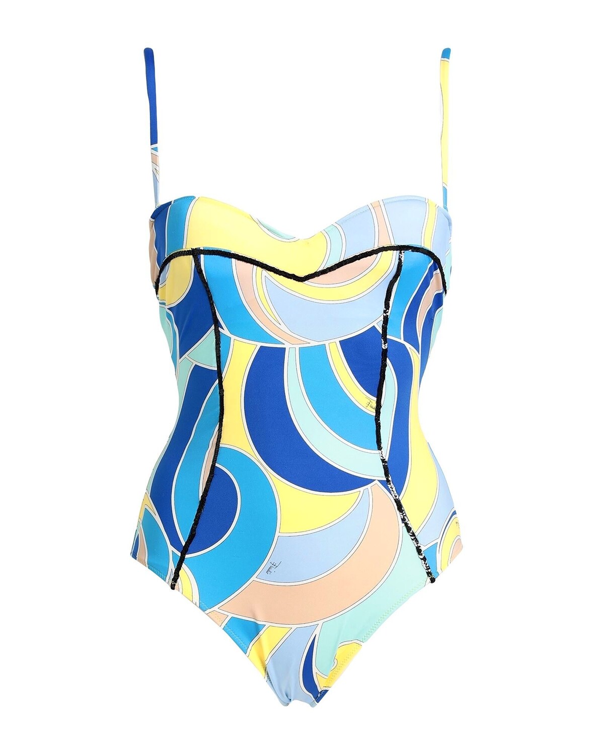 

Цельный купальник Pucci, желтый
