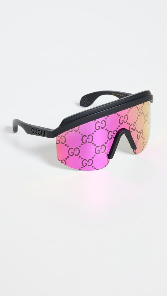 

Солнцезащитные очки Gucci Gg1477s Shield, черный