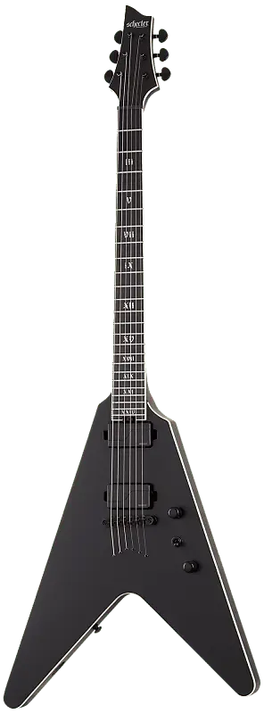 

Электрогитара Schecter V-1 SLS Evil Twin Satin Black