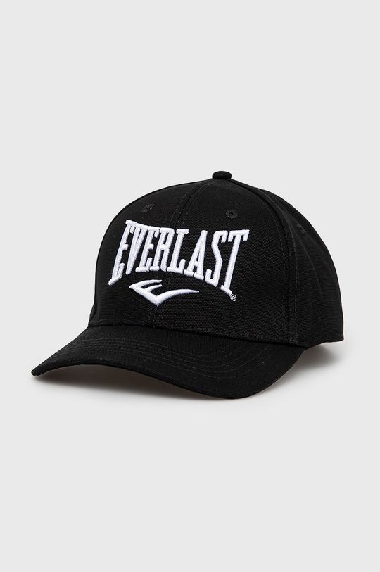 Хлопчатобумажная шапка Everlast, черный бейсболка everlast размер os черный