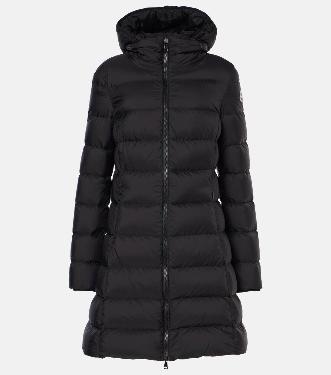 

Стеганое пуховое пальто Gie Moncler, черный