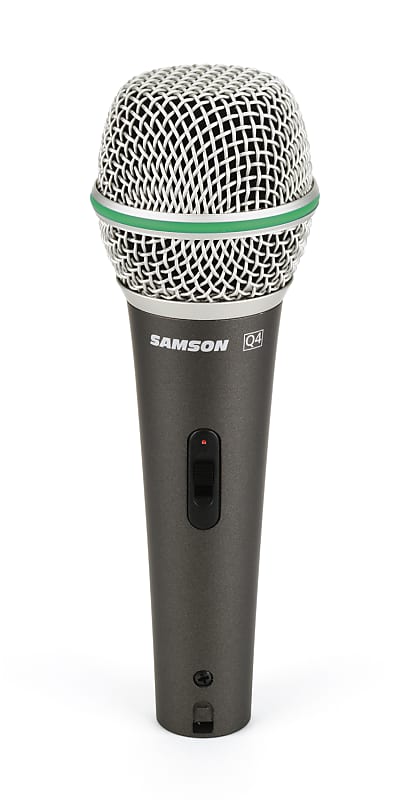 Динамический вокальный микрофон Samson Q4 Supercardioid Dynamic Mic динамический вокальный микрофон samson q4 dynamic vocal microphone