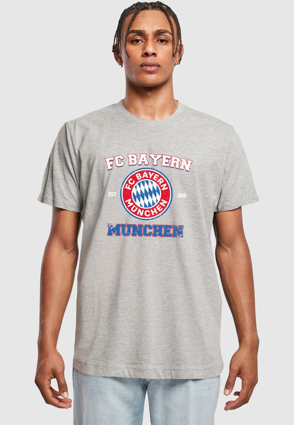 

Team Round Neck FC Bayern München, цвет heather grey