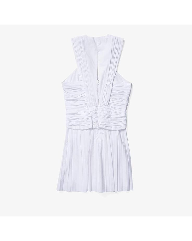 

Платье Derek Lam 10 Crosby Ruched Pleated Mini Dress, белый