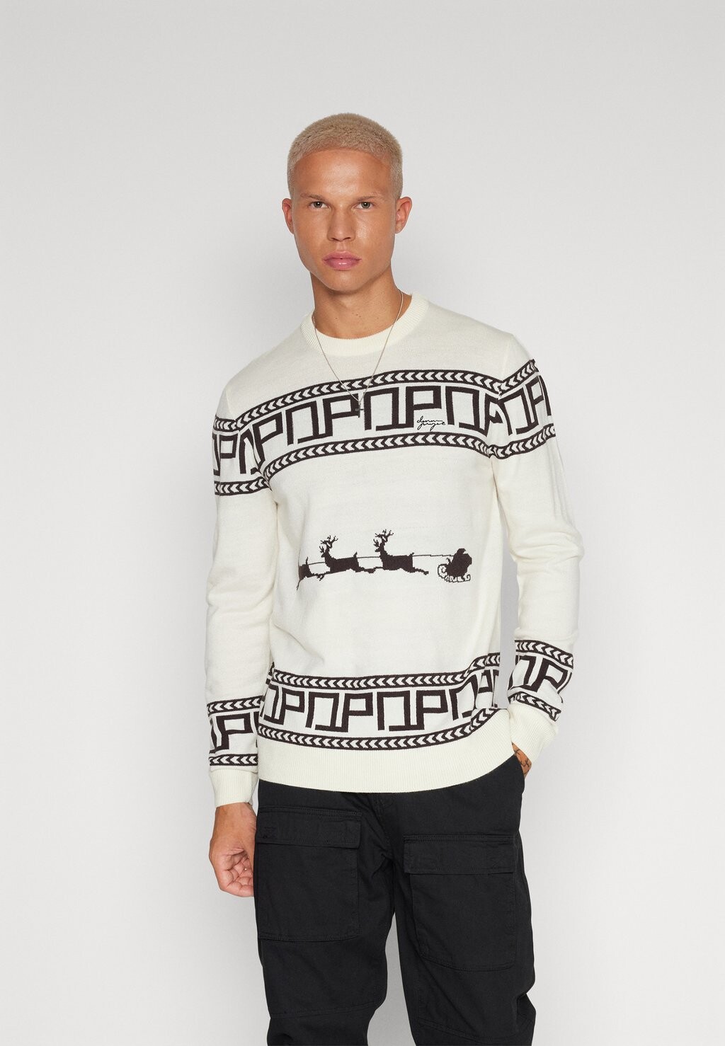 

Свитер Sweater Denim Project, цвет jet stream