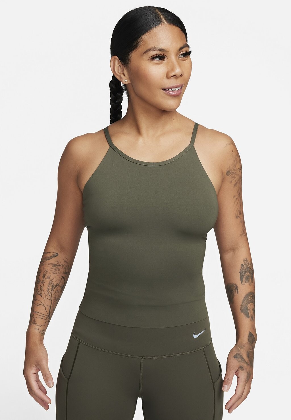 

Топ ZENVY Nike, цвет cargo khaki white