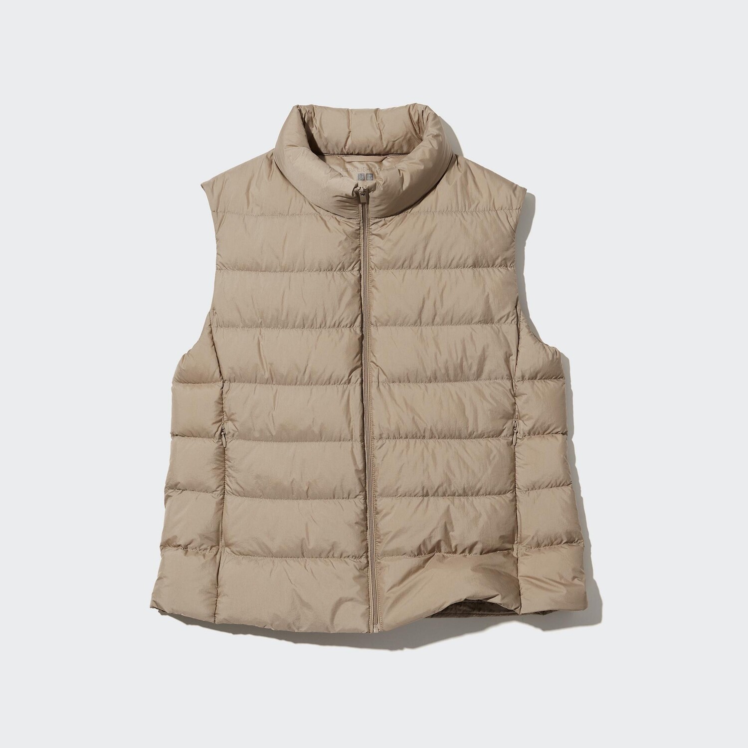 

Сверхлегкий пуховик UNIQLO, бежевый