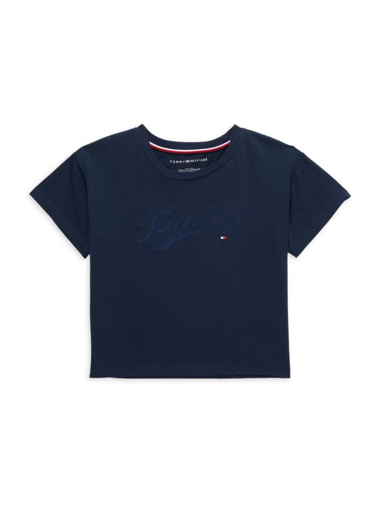 

Свободная футболка для мальчика Tommy Hilfiger, темно-синий
