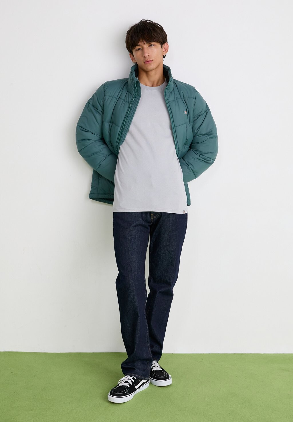 

Футболка с длинным рукавом NEWINGTON GARMENT WASH TEE Dickies, серый