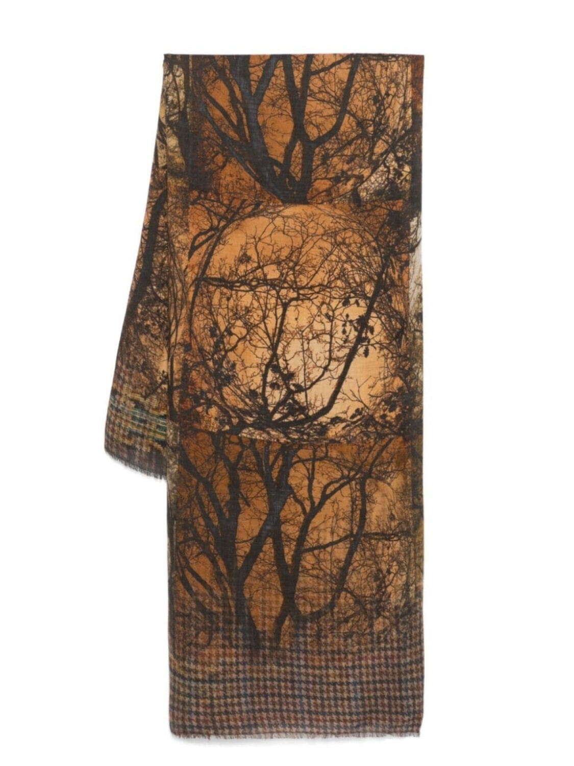 

Faliero Sarti шарф Trees, коричневый