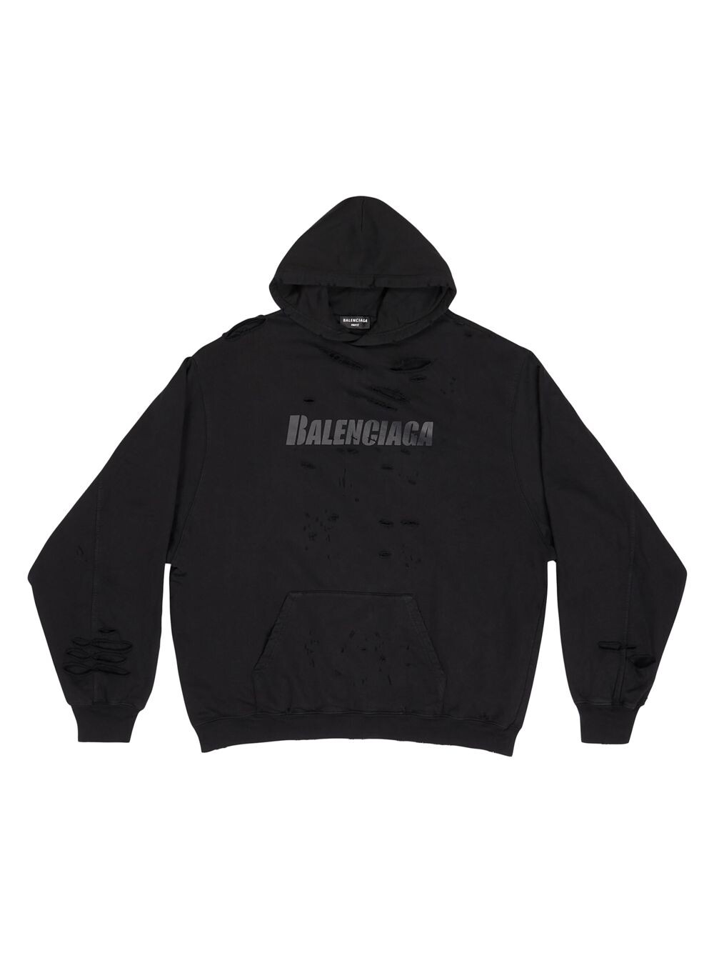 

Разрушенные толстовки Balenciaga, черный