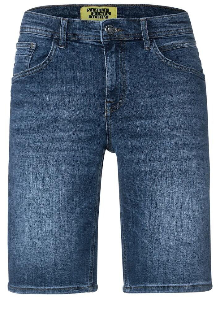 

Тканевые шорты Street One, цвет indigo blue wash