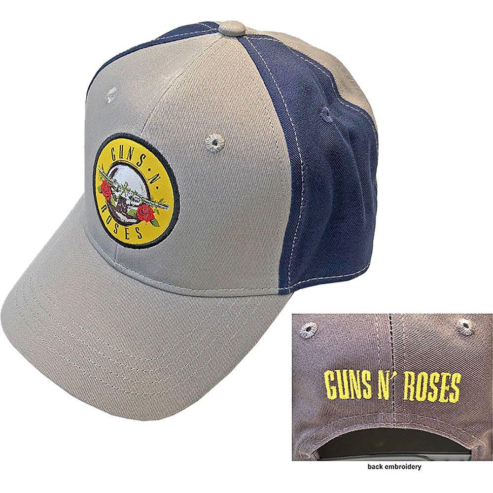 цена Бейсболка с круглым ремешком и логотипом на спине Guns N Roses, серый