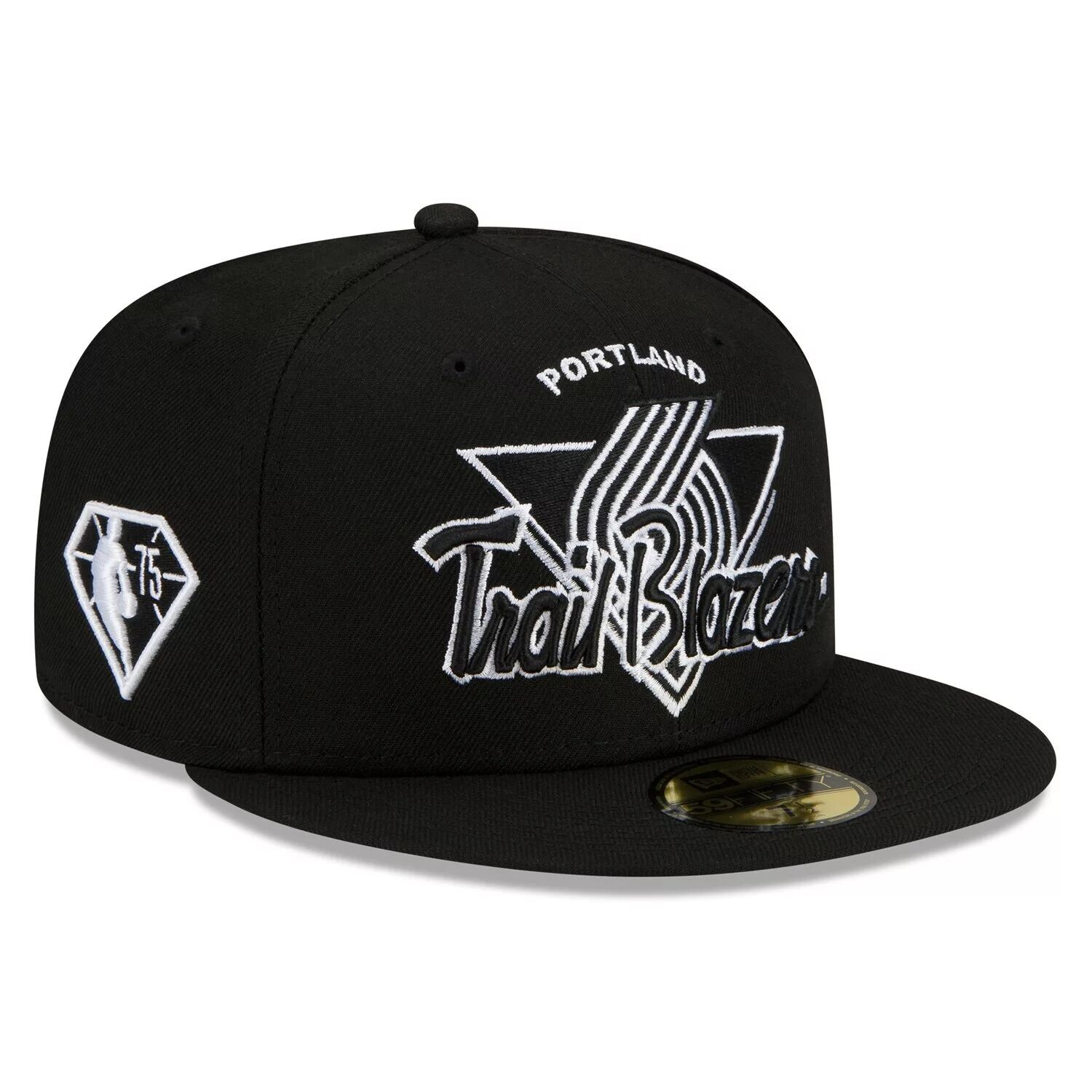 

Мужская кепка New Era Black Portland Trail Blazers 2021 NBA Tip-Off 59FIFTY