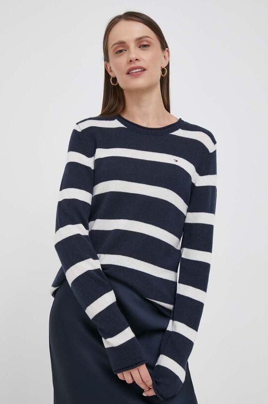 

Шерстяной свитер Tommy Hilfiger, темно-синий