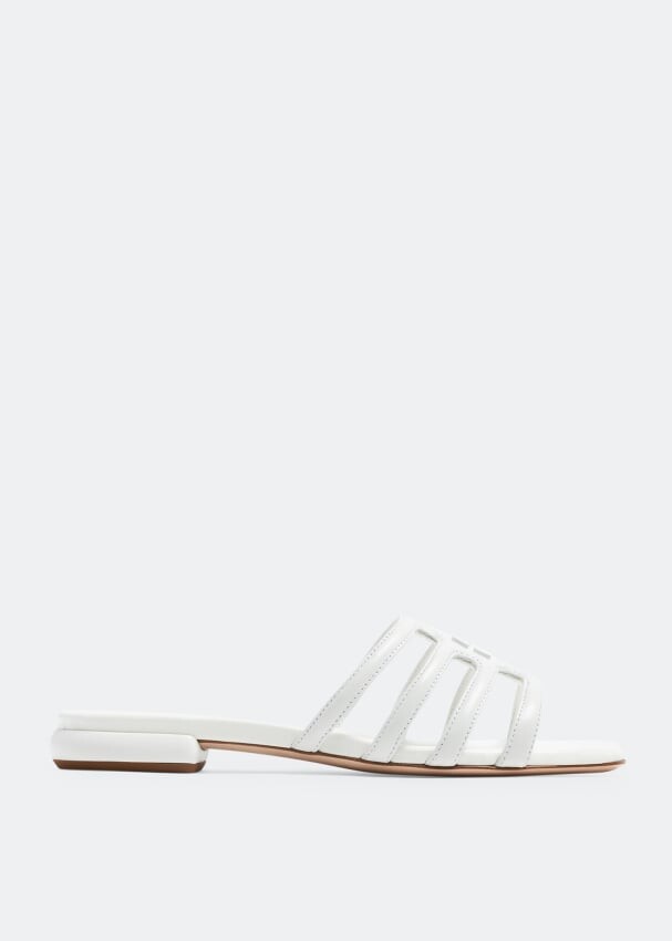 

Сандалии Miu Miu Padded Leather, белый