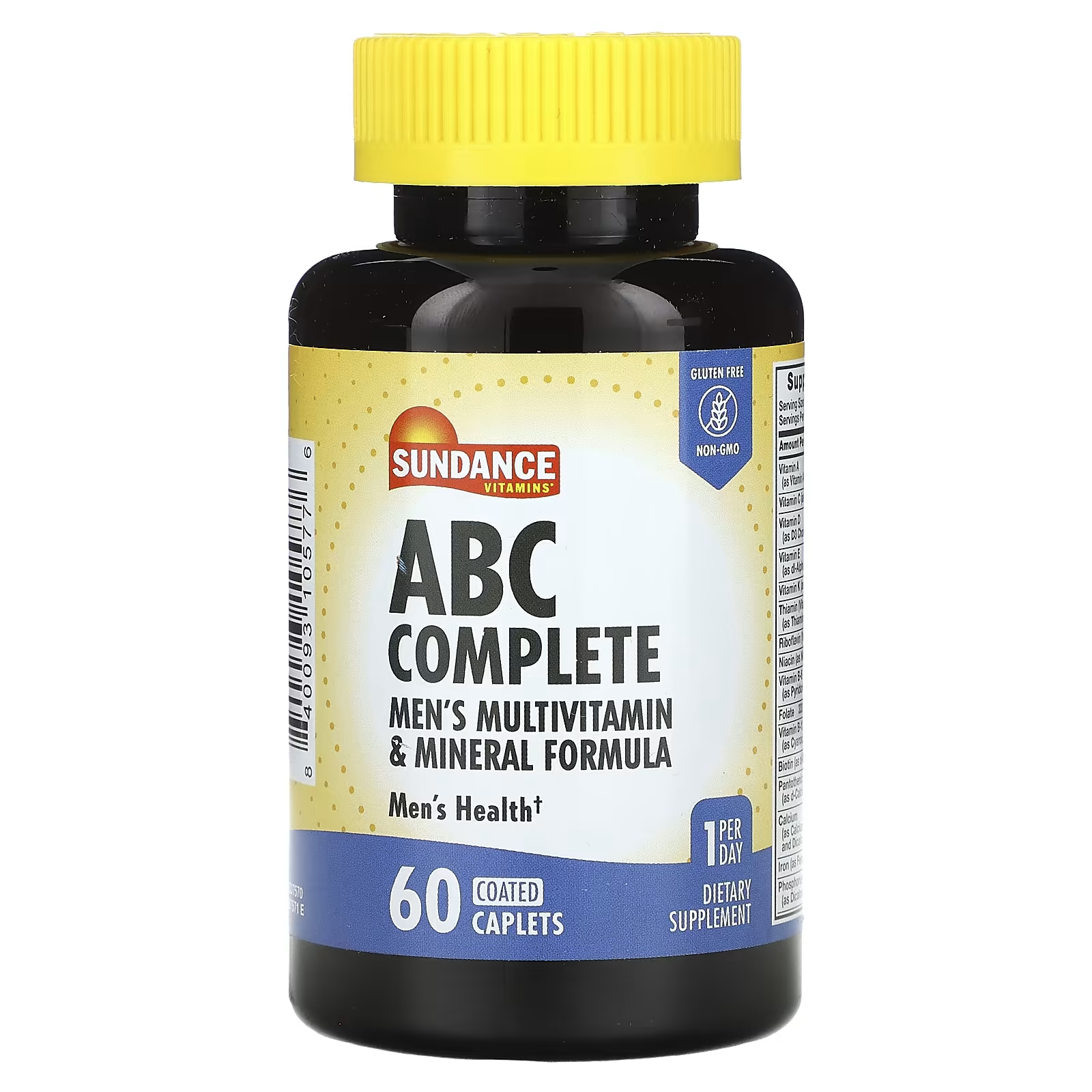 Sundance Витамины ABC Complete Мужская мультивитаминная и минеральная формула, 60 капсул в оболочке Sundance Vitamins