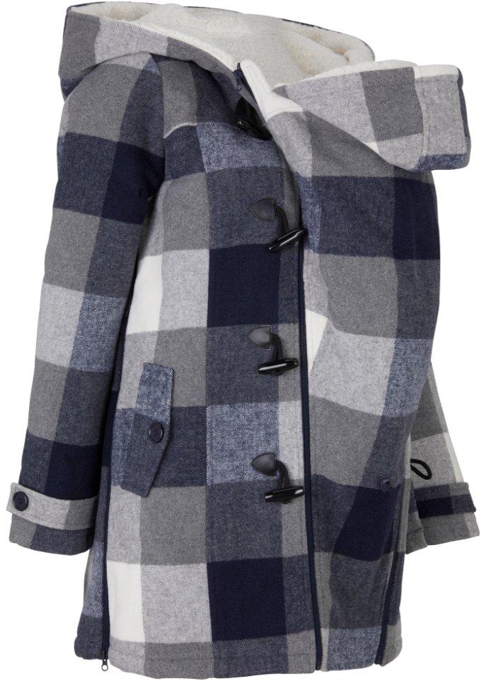 цена Шерстяная куртка для беременных на плюшевой подкладке / куртка для новорожденных Bpc Bonprix Collection, синий