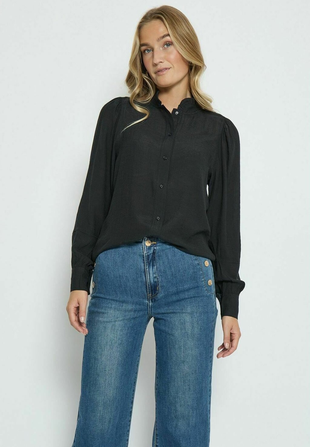 

Рубашка Bowie Puff Long Sleeve Desires, черный