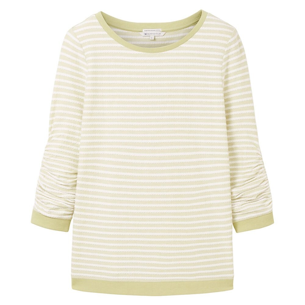 

Толстовка Tom Tailor 1039980 Striped Jacquard, зеленый