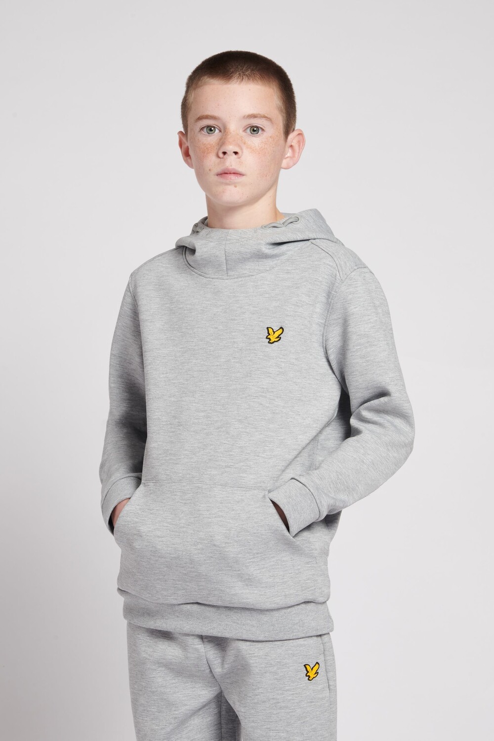 

Серая толстовка из флиса Sport Tech Lyle & Scott, серый