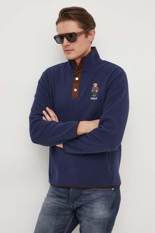 

Флисовая толстовка Polo Ralph Lauren, темно-синий