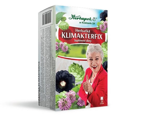Чай Климактерфикс, БАД, 20 пакетиков Herbapol Krakow